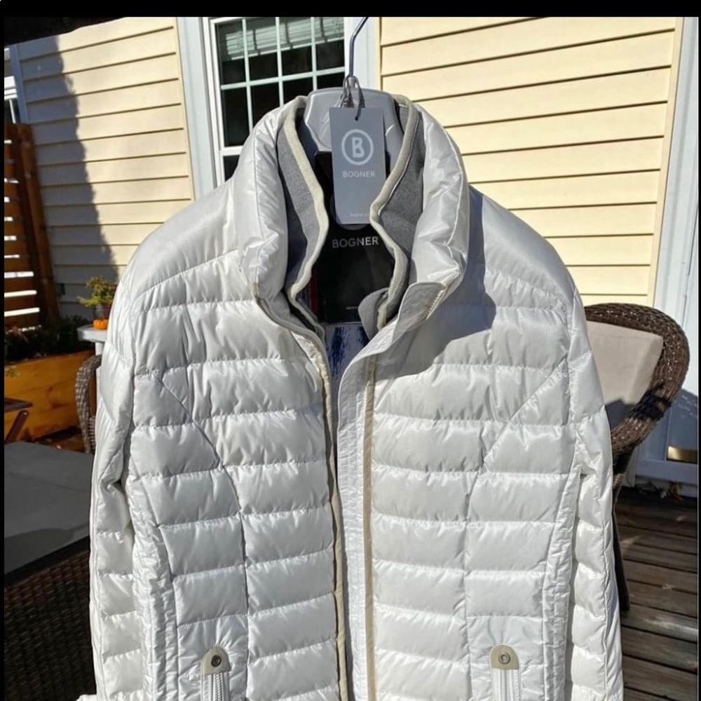 Bogner White Quilted Jacket